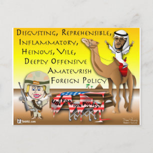 Viel Außenpolitik Postkarte