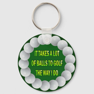 VIEL BALL-GOLF-SPASS SCHLÜSSELANHÄNGER
