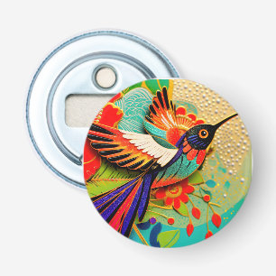Viel beschäftigter Kolibri Flaschenöffner