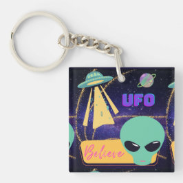 Viel, extraterrestra glauben schlüsselanhänger