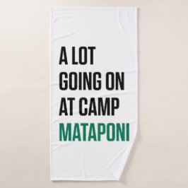 Viel geht im Camp Mataponi vor sich Badehandtuch