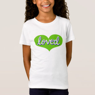 Viel geliebt - angepasste Mädchen T-Shirt