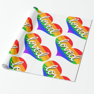 Viel geliebt - geschenkpapier