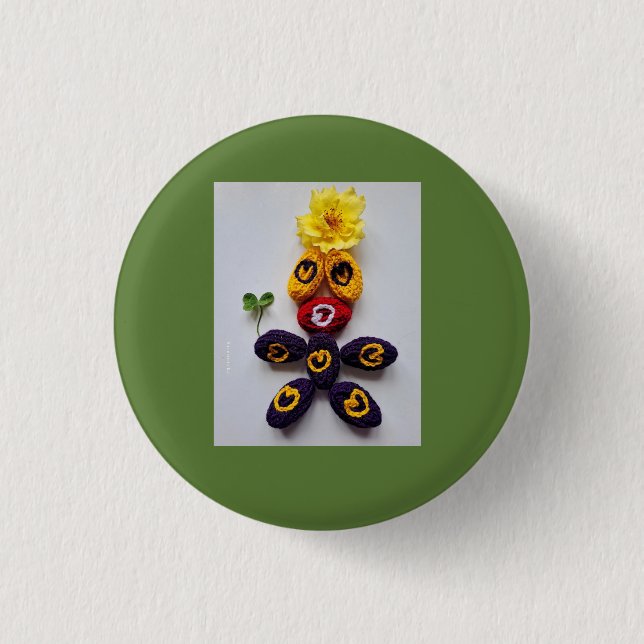 Viel Glück! Abzeichen Button (Vorderseite)