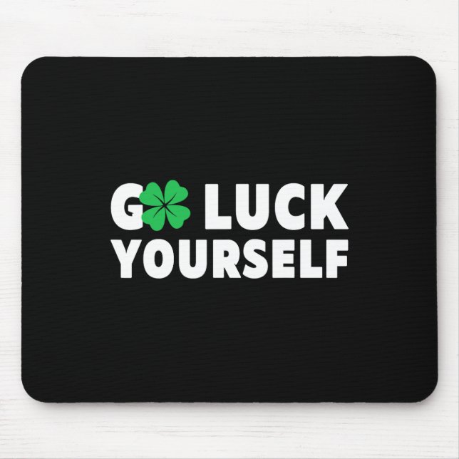 Viel Glück am St. Patrick's Day  Mousepad (Vorne)