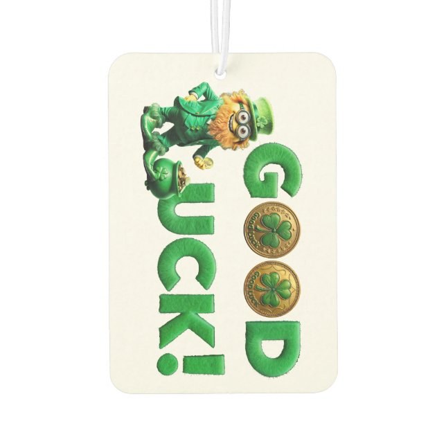 Viel Glück Autolufterfrischer (Rückseite)