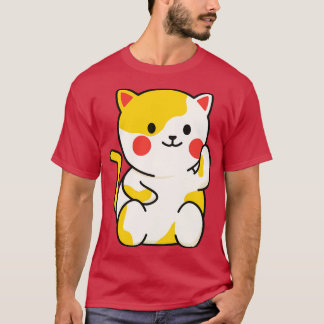 Viel Glück Cat Zeichnend T-Shirt