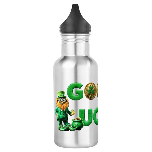 Viel Glück Edelstahlflasche (Links)