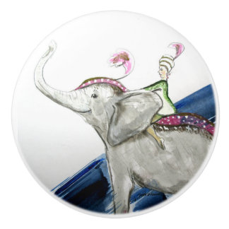 Viel Glück Elephant Keramikknauf