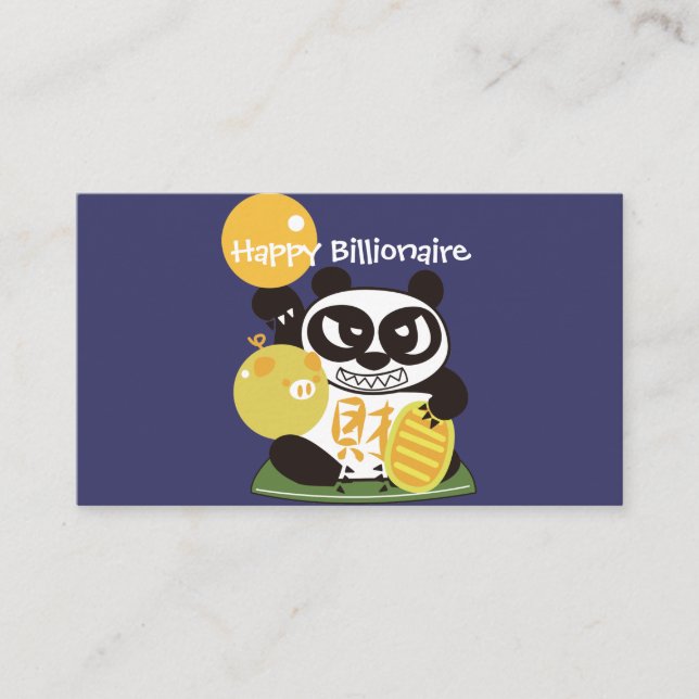 Viel Glück Fortune Visitenkarte (Vorderseite)