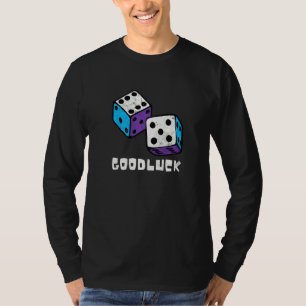 Viel Glück Game Night Retro Casino Spielkasino Cas T-Shirt
