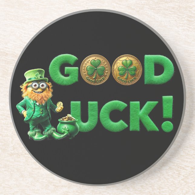 Viel Glück Getränkeuntersetzer (Vorne)