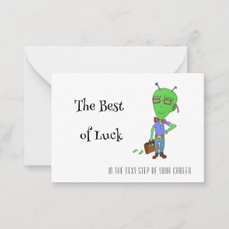 Viel Glück Gratulationen Cards für neue Arbeit Mitteilungskarte
