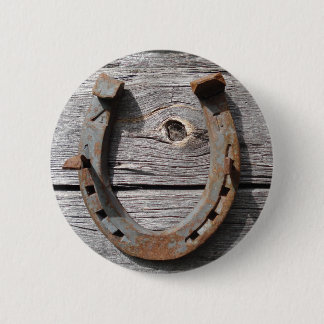 Viel Glück-HufeisenAbzeichen-Namen-Umbau Button