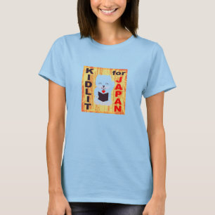 Viel Glück-Katze für Japan-Entlastung T-Shirt