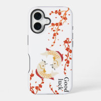 Viel Glück Koi Fisch mit Sakura | Elegant Japanisc