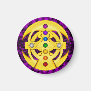 Viel Glück-koptisches angeredetes Kreuz Magnet