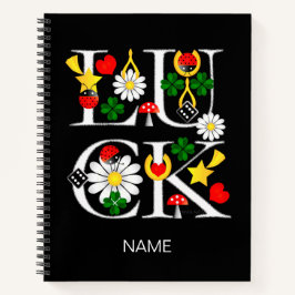 Viel Glück Notizbuch