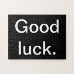 Viel Glück oder Ihr Worträtsel<br><div class="desc">Für weitere Rätsel Karo aus meiner Sammlung hier: https://www.zazzle.com/collections/puzzles-119365910668886310?rf=238930530889665547</div>