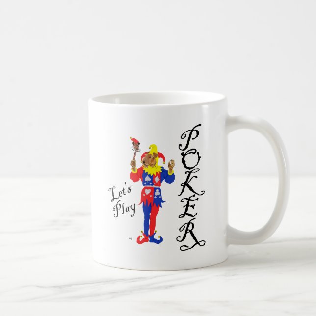 Viel Glück Poker Terrier Kaffeetasse (Rechts)