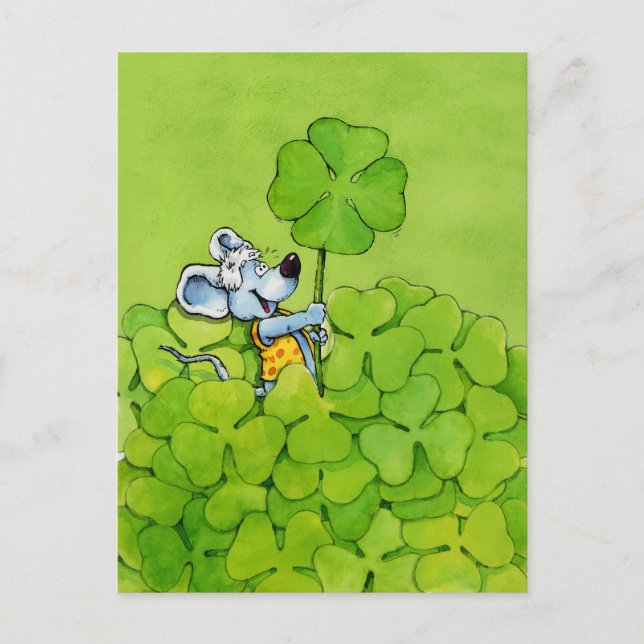viel Glück Postkarte (Vorderseite)