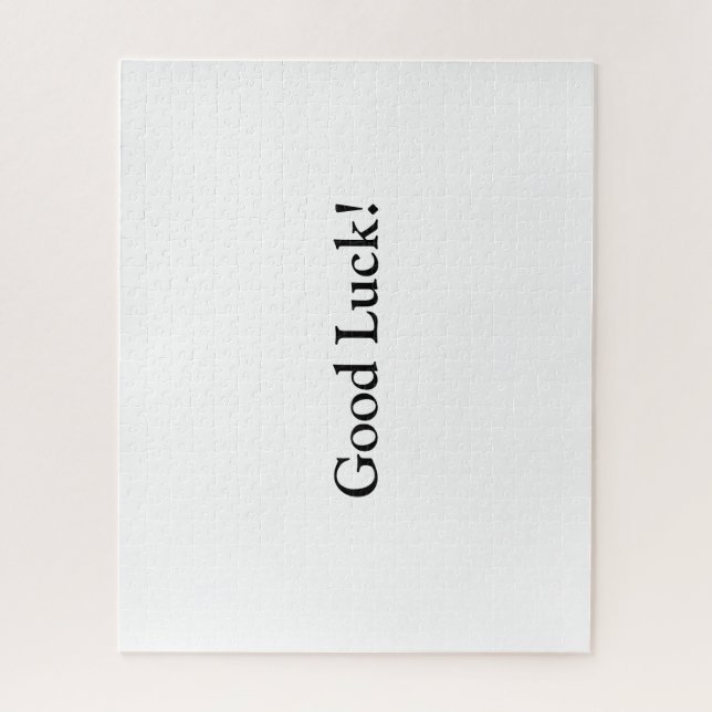 Viel Glück Puzzle! (Vertikal)