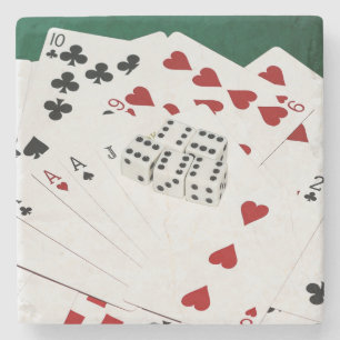 Viel Glück Steinuntersetzer