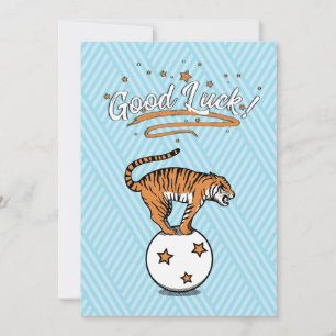 Viel Glück Tiger Flat Holiday Card Feiertagskarte