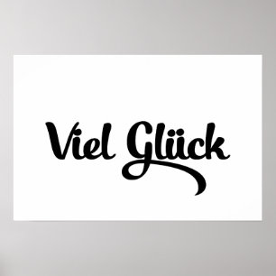 Viel Glück Viel Glück Deutsch Poster