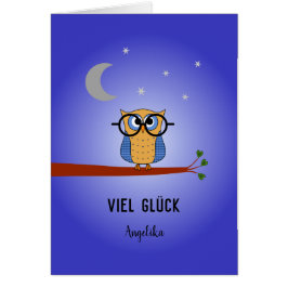 Viel Gluck viel Glück personalisierte akademische 