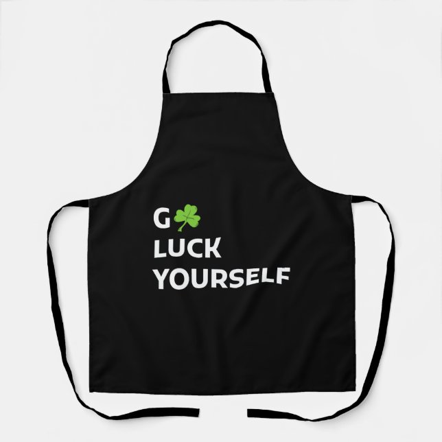 Viel Glück Yourself St Patrick Day Schürze (Vorderseite)