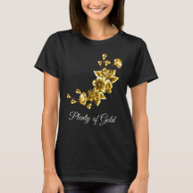 Viel Gold Elegante Blüten