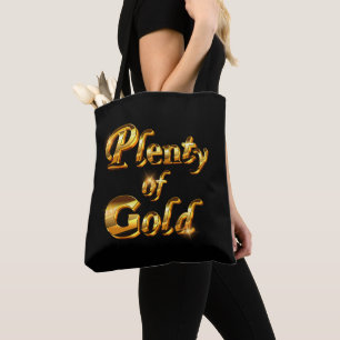 Viel Gold - Eleganter weiblicher Humor Tasche