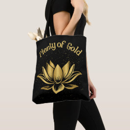 Viel Gold Lotus Tasche
