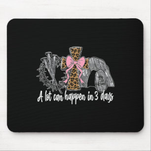 Viel kann in 3 Tagen Coquette Bow Osterwohnung pas Mousepad