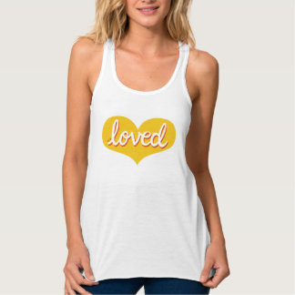 VIEL LIEBE - Gelbes Liebe Herz - Frauen Tank Top