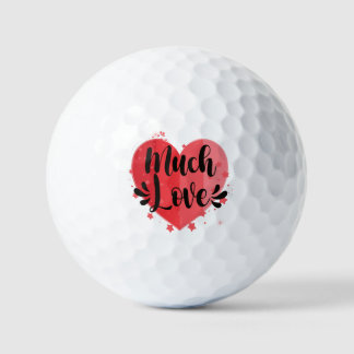 Viel Liebe, großes Herz Golfball