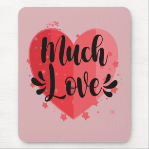 Viel Liebe, großes Herz Mousepad