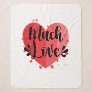 Viel Liebe, großes Herz Sherpadecke