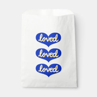 VIEL LIEBT - Herz der blauen Liebe Geschenktütchen