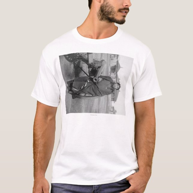 "Viel-Pferde" wer Lieut tötete. Casey Fotografie T-Shirt (Vorderseite)