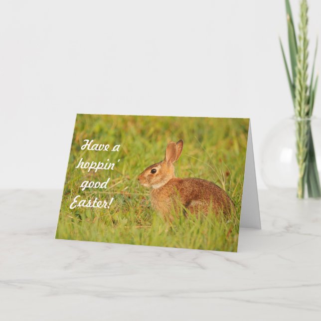 Viel Spaß an Ostern! Grußkarte Dankeskarte (Vorderseite)