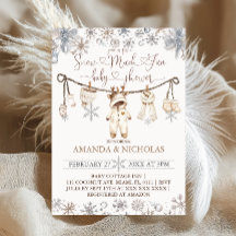 Viel Spaß im Winter Baby Shower