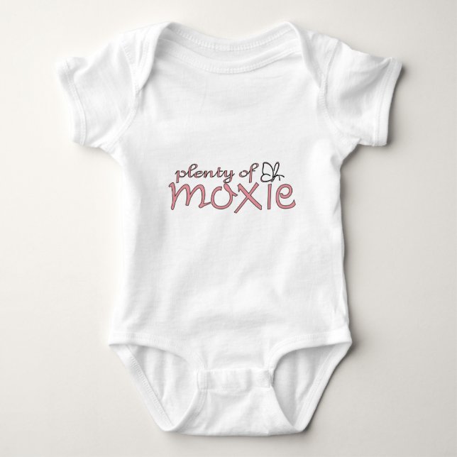 Viel von Moxie! Baby Strampler (Vorderseite)