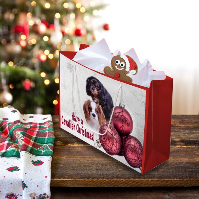 Viel Weihnachten! CKCS Geschenktasche Große Geschenktüte (Von Creator hochgeladen)