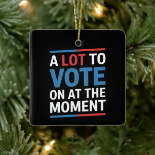 Viel zu wählen im Moment Funny Kamala 2024 Keramikornament