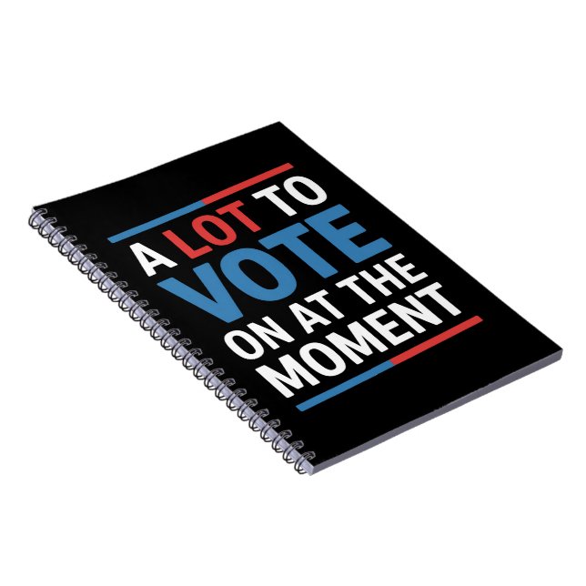 Viel zu wählen im Moment Funny Kamala 2024 Notizblock (Rechte Seite)