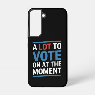 Viel zu wählen im Moment Funny Kamala 2024 Samsung Galaxy Hülle