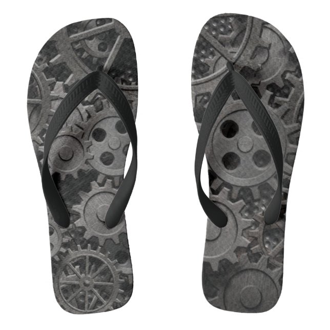 Viele alten rostigen Metallgänge oder Flip Flops (Fußbett)