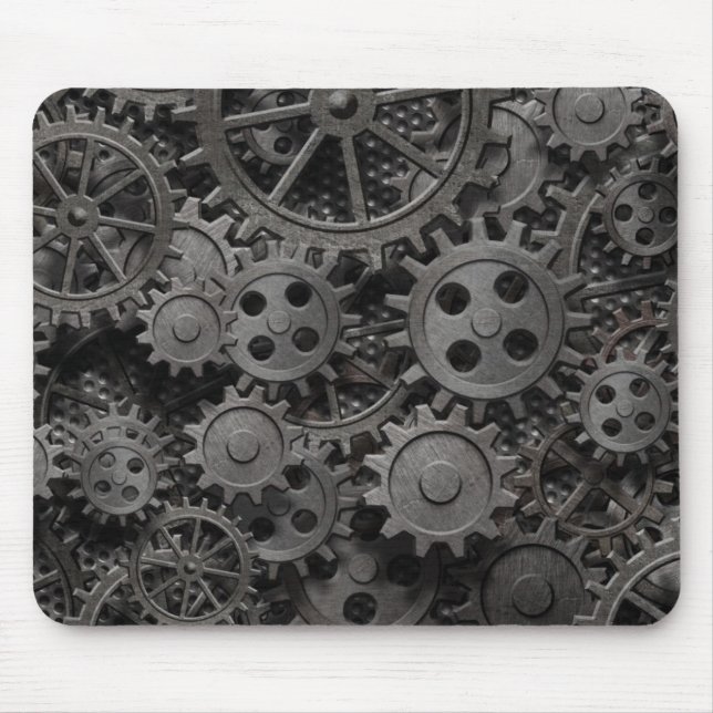 Viele alten rostigen Metallgänge oder Mousepad (Vorne)